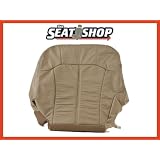 00 01 02 Chevy Suburban Tahoe Lt Neutral Leather Seat Cover LH bottom by The Seat Shop