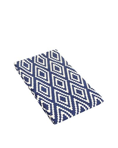 Glam Home Tappeto Nirmal Blu/Bianco