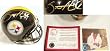 Santonio Holmes Signed Steelers Riddell Mini Helmet Pittsburgh Steelers - NFL Football Collectible