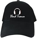 CAPS BLACK EMBROIDERY " LISTEN HARD TRANCE "
