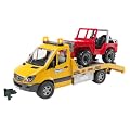 Bruder 2535 - MB Sprinter Autotransporter mit Gel�ndewagen