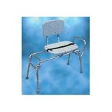 Duro-med Bariatric Hygienic Sliding Transfer Bench with Safety Belt and Lock and Cut-out for Cleansing
