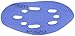 Norton 07660782119 3X High Performance Hook and Sand Universal Vac Hole Paper Abrasive Disc with Hook and Loop Attachment, Fiber Backing, Ceramic Aluminum Oxide, 5 and 8 Holes, 5