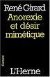 Anorexie et d�sir mim�tique