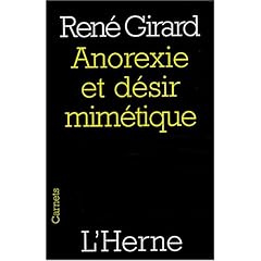 Anorexie et Désir mimétique