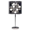 Starburst 12-Bulb Table Lamp- Steel