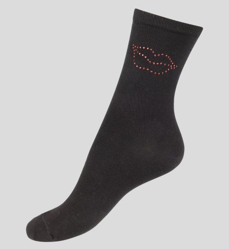 Stud Lip Socks