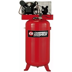 Factory-Reconditioned Campbell Hausfeld HS78100RRB Two-Stage 80 Gallon Vertical Air Compressor