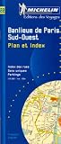 Michelin Paris Southwest Street Map with index Map No. 22 (Michelin Maps & Atlases)
