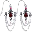 Ruby Red TESSA CHANDELIER Earrings