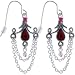 Ruby Red TESSA CHANDELIER Earrings