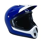 Pro-Tec Shovelhead Full Face Bike Helmet (Blue/ White, X-Large)