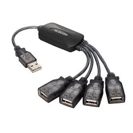 ELECOM USB HUBケーブル U2H-M4BGT