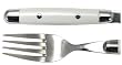 Cambridge Silversmiths Jubilee White Oval Tube 20-Piece Flatware Set, Service For 4