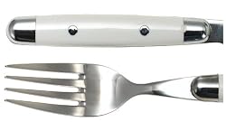 Cambridge Silversmiths Jubilee White Oval Tube 20-Piece Flatware Set, Service For 4