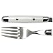 Cambridge Silversmiths Jubilee White Oval Tube 20-Piece Flatware Set, Service For 4