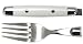 Cambridge Silversmiths Jubilee White Oval Tube 20-Piece Flatware Set, Service For 4
