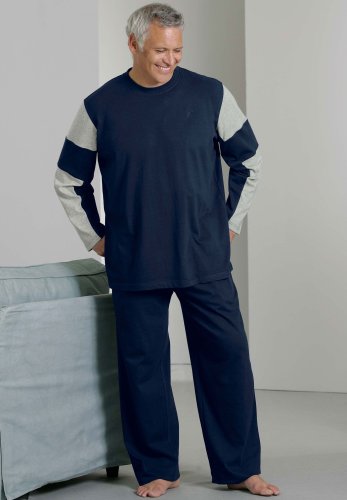 Buy Jersey Colorblock Pajama Set