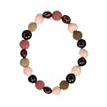 Kakui Seed and Crochet Bead Necklace