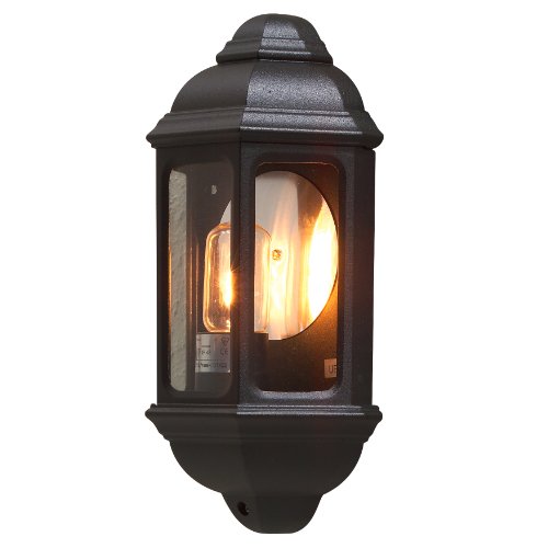 Konstsmide Cagliari 7011-750 Wandleuchte (B: 18cm T: 10cm H: 36cm, 1x100W, IP43) matt-schw Preisvergleich