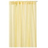 Tadpoles Basics Yellow Gingham Drapes - 84 by 