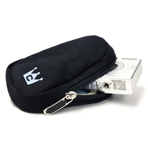 Flip Video Ultra Series CamcorderCompack Carrying CaseCrown Simply Camera Case in Faux Suede (Black)