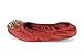 Nine West Women's Celsey Round Toe Ballet Flats in Red Satin Size 7