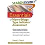 Essentials of Myers-Briggs Type Indicator Assessment (Essentials of Psychological Assessment)