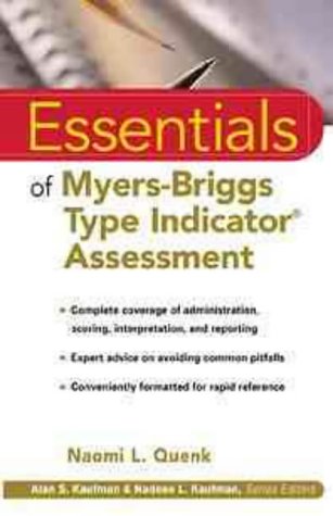 Essentials of Myers-Briggs Type Indicator Assessment (Essentials of Psychological Assessment)