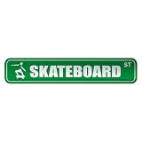 SKATEBOARD ST  STREET SIGN SPORTS