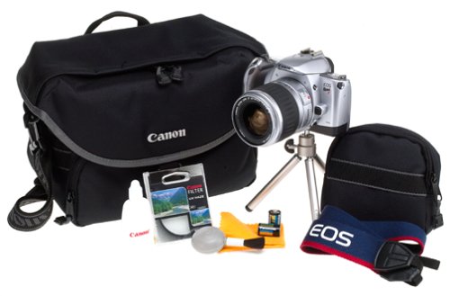 Canon EOS Rebel Ti 35mm SLR Quartz Date Deluxe Kit (28-90mm Lens, Bag, Mini-Tripod, Accessory Pack)