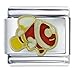 Red Clown Fish Animal Italian Charms Bracelet Link