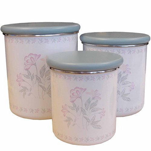Corelle Coordinates Pink Trio Jar Set
