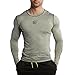 Jed North Men's Bodybuilding Workout Long Sleeve Tee Slim Fit T Shirt for Gym