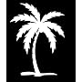 Palm Tree 6" x 8" Decal - Die Cutz