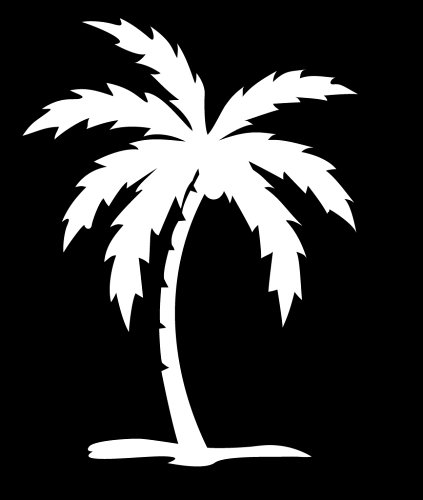 Palm Tree 6 x 8 Decal - Die Cutz