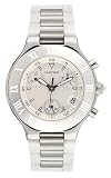 Cartier Men’s W10184U2 Must 21 Stainless Steel and White Rubber Chronograph Watch