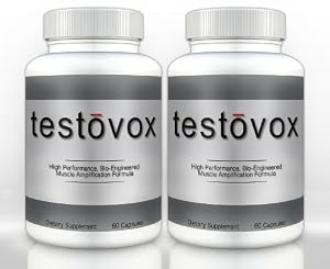 TESTOVOX (2 Bottles) - Professional Strength Muscle Building Supplement - Get Ripped, Lose Fat and Build Muscle Fast
