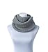 Loritta Women's Winter Warm Infinity Scarf Ribbed Knit Circle Scarf Cowl Gray