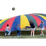 Large Nylon Parachutes - Rainbow