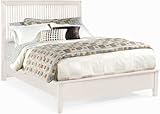 Full American Drew Sterling Pointe Slat Bed in Off-White Finish
