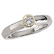 Platinum Ladies Diamond Solitaire Ring