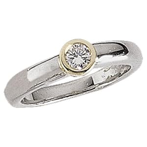 Platinum Ladies Diamond Solitaire Ring