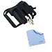 GTMax DSLR and Point-and-shoot Camera Belt Clip Holster Holder + Microfiber Cleaning Cloth for Canon EOS SL1, T5i, T3, T4i, T3i, T2i, T1i, 6D, 60Da, 60D, SX50 HS, SX40 HS, SX30 HS; Nikon D5200, D600, D3200, D800E, D5100; FujiFilm FinePix S6800 / S6600 / S6700, S8400 / S8500, S8200/S8300, SL1000, HS50EXR, X20, X100S, S8200, S2950, S4200, S4000, HS20EXR, HS25EXR