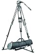 Manfrotto Pro Video System w/ 525MVB Professional Video Tripod Legs (Black), 519 Pro Video Fluid Head, and MBAG100P Padded Case