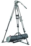 Cheap Bogen / Manfrotto Pro Video System w/ 525MVB Professional Video Tripod Legs (Black), 519 Pro Video Fluid Head, and MBAG100P Padded Case