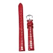 Watchband Genuine Lizard Red 12mm