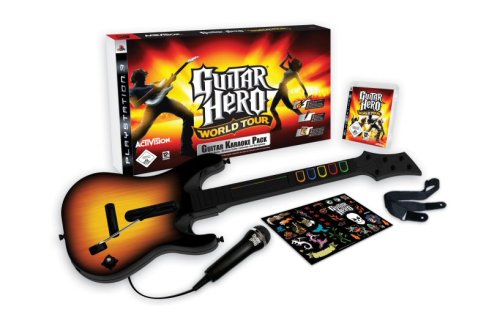 Guitar Hero: World Tour - Karaoke Bundle (inkl. Gitarre + Mikrofon)