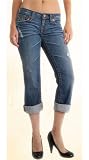 Big Star Liv Crop 6WLICMB16T Low Rise 16 Year Torn Wash Multi Big Omega T Pocket