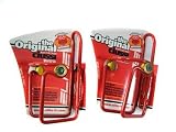 41YPG74VXZL. SL160  TWO ELITE CIUSSI MOUNTAIN BIKE WATER BOTTLE CAGES RED